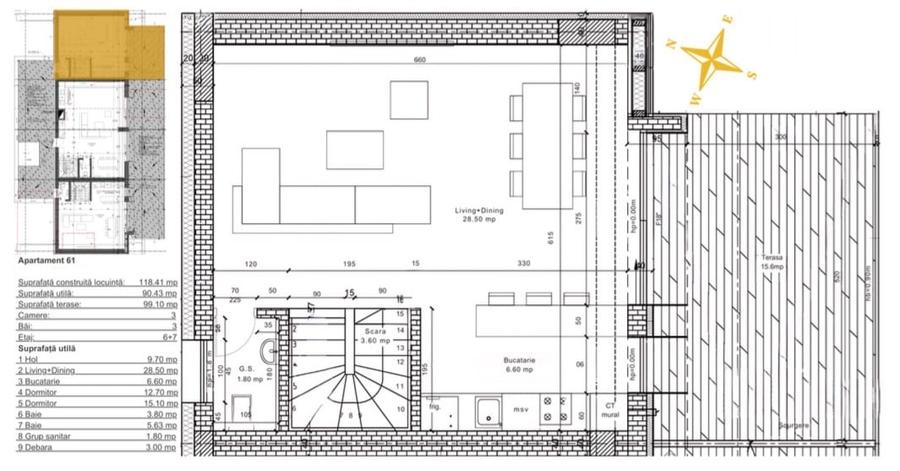 Oferta duplex de lux cu 3 camere Aviatiei - Pod Baneasa - 19