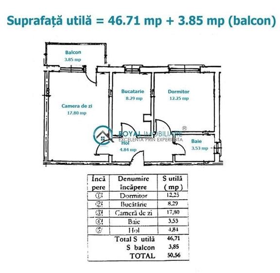 Royal Imobiliare - Vanzare apartament 2 camere zona Vest - 15