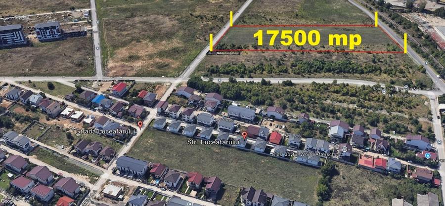Chiajna teren 17500mp pt. blocuri(P+14), Comision 0% - 3