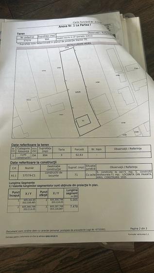 Teren de 994 mp, în Sitaru