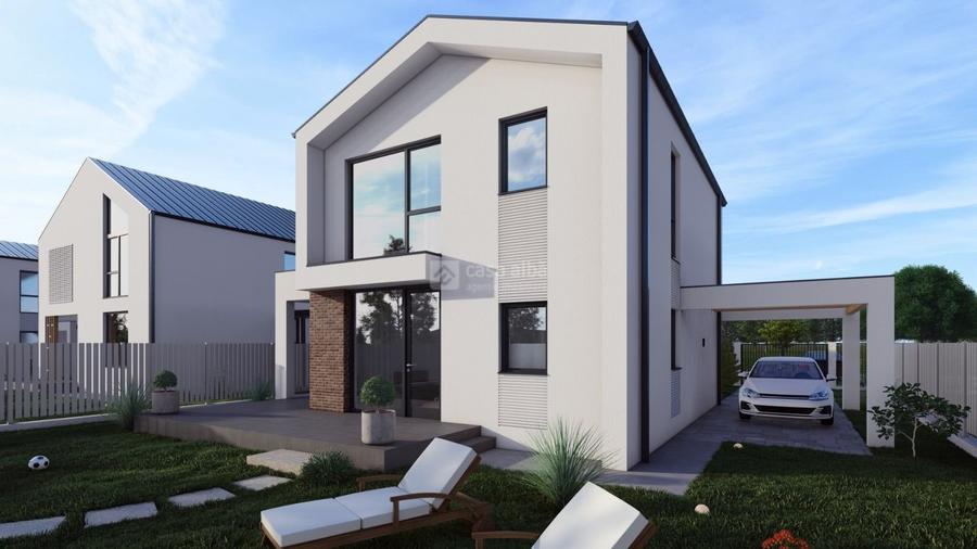 Bucium - Visan, locuinta noua, P+E, design modern - 1