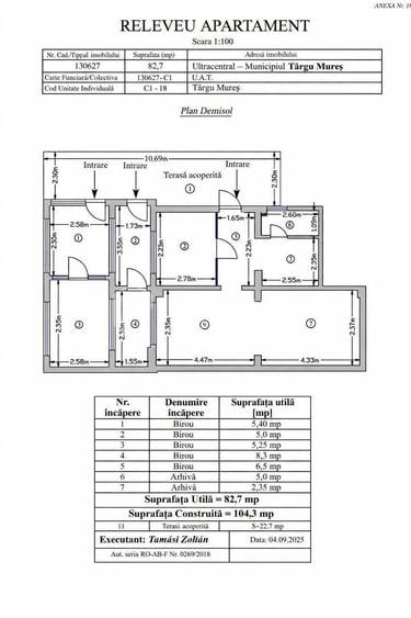 Clădire ultracentrală – Târgu Mureș, str. Mihail Kogălniceanu - 7
