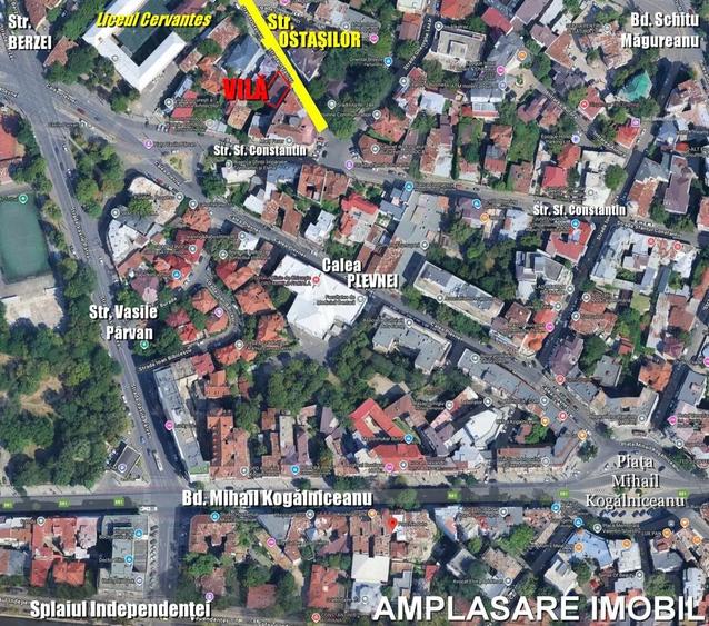 Ultracentral, adiacent Cismigiu, vila P+E+M, libera - 2