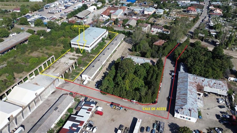 Hala industriala 1.240mp utili si teren in suprafata de 3.848 mp - 1