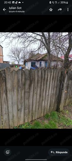 Vind teren cu casa demolabila , - 1
