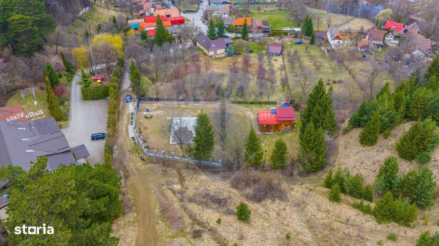 Teren 857mp Sacele/ fundatie / proiect casa/ AC- cf / Strada 7 Izvoare - 2