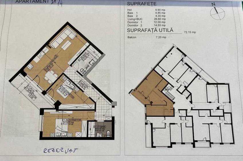SAVAR RESIDENCE,Bloc Nou Splaiul Unirii,Ap. 3 Camere la Dezvoltator ! - 6
