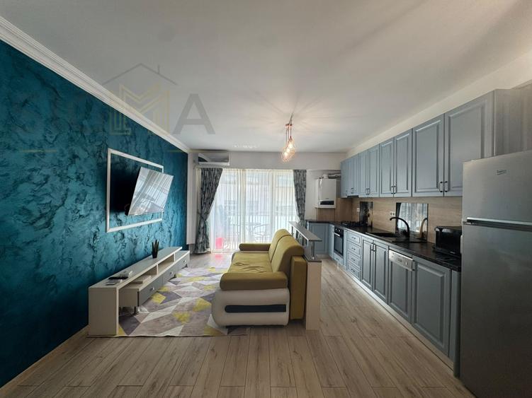 Apartament cu 2 camere semidecomandat, mobilat în Semicentral