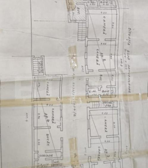 Casa individuala , 5 apartamente, teren in proprietate, zon - 2