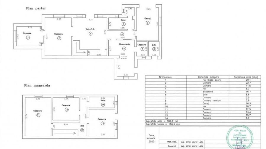 Casa individuala Ghiroda,5 camere,886 teren,186 mp utili - 12