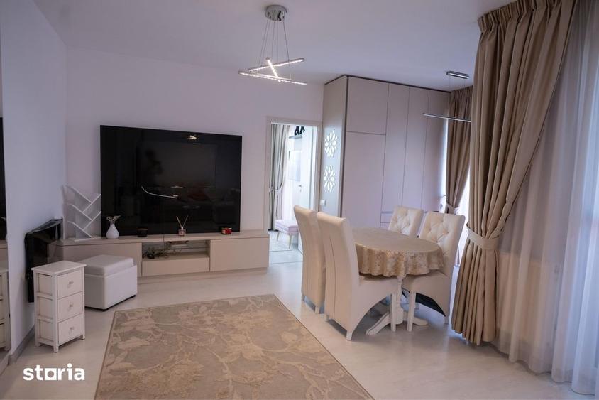 Apartament cu 2 camere, mobilat în Nufărul