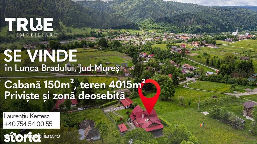 Cabana de vanzare, 150m2, teren 4015m2, Lunca Bradului! - 2