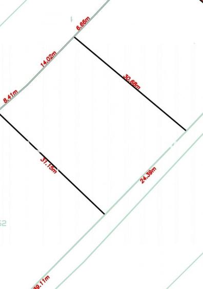 Teren constructie P+M, Sura Mare- Hamba, 717mp, utilitati - 2