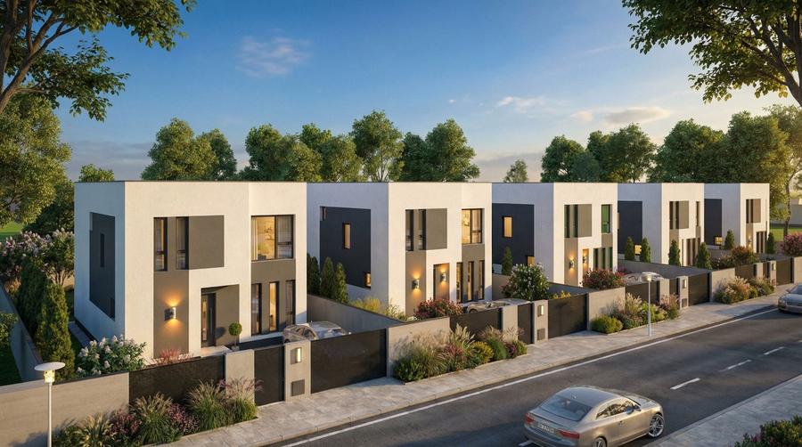 Complex de case individuale cu 5 camere. Comision 0% - 7