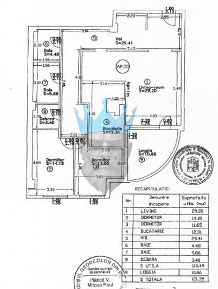 Apartament 3 Camere Belvedere Park Baba Novac Bucuresti - 33