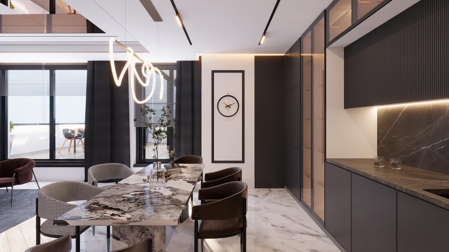 Duplex 3 camere tip 1 cu terasa | HILS Titanium Ansamblu rezidential nou - 5