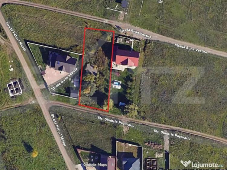 Teren intravilan 1000 mp ?cheia | Deschidere la 2 stra - 1