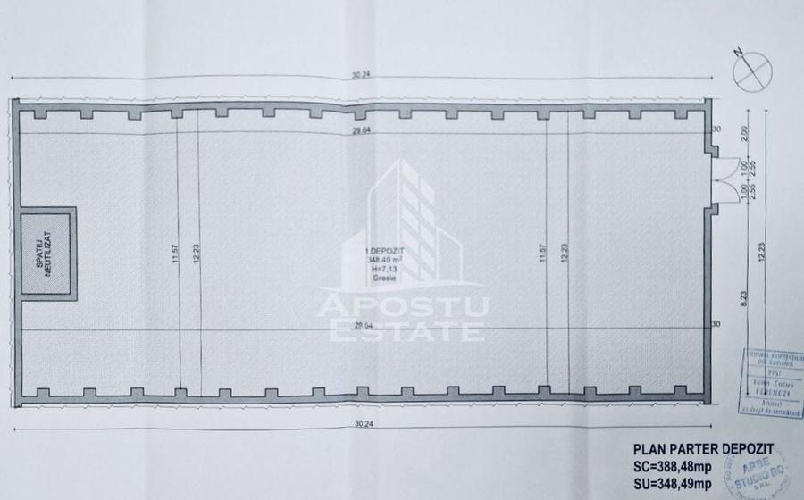 Hala depozitare, 348 mp, zona Iulius Mall. - 5