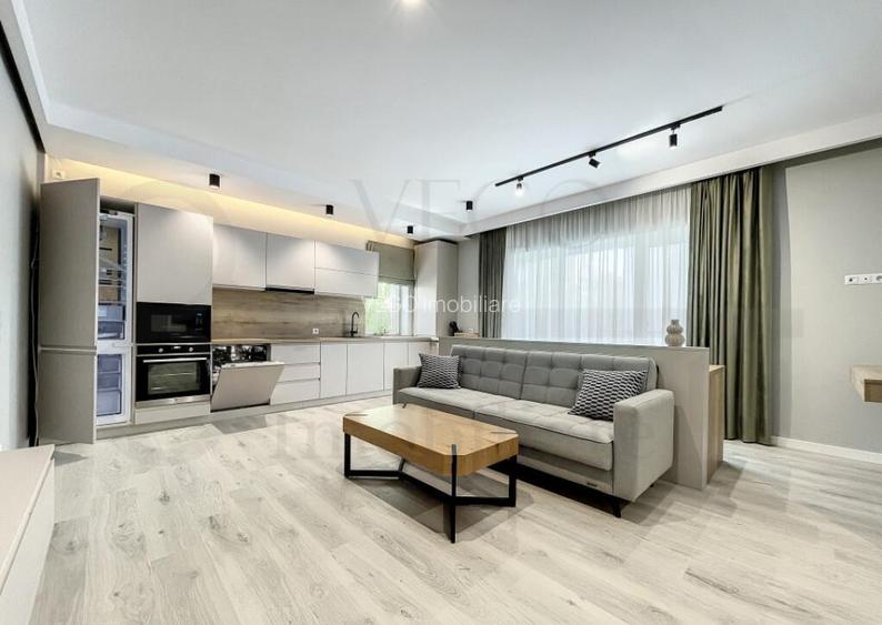 Apartament modern 2 camere, 50 mp, garaj, terasa, Buna Ziua
