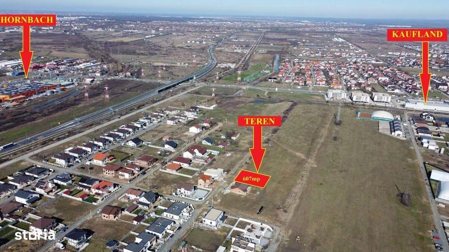 607mp | Teren Mosnita, spate Kaufland | Toate utilitatile - 4