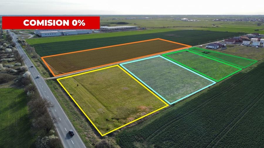 Exterior Nord - Sanandrei - PUZ Industrial - utilitati complete - Comision 0% - 2