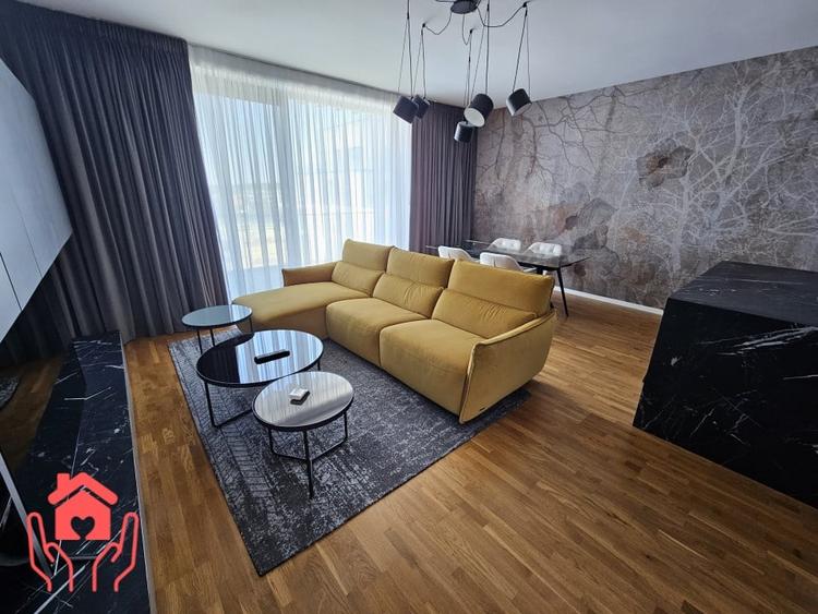 (Baneasa Shopping City-THE IVY)-3 camere mobilier ROVERE, vedere mixta, garaj! - 5