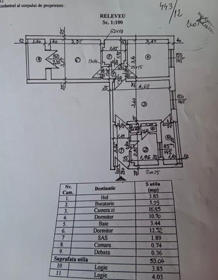 Baba Novac -Ion Tuculescu  3 camere - 5