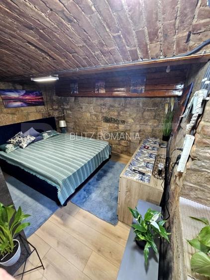 Garsoniera, 30 mp, curte comuna, mobilat si utilat, centru
