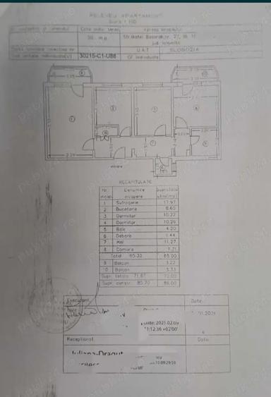 Vand apartament 3 camere Slobozia langa hotel Central - 3