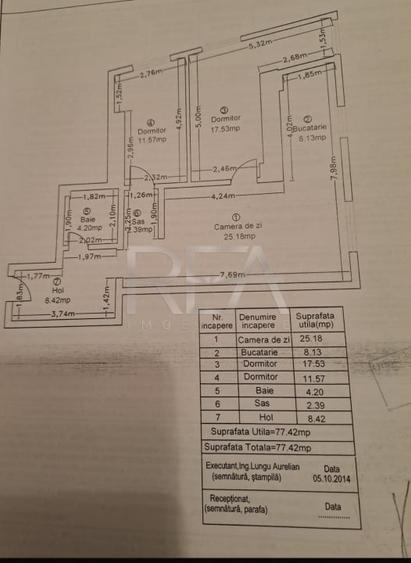 3 camere- Semidecomandat-Parcul Sebastian - 12