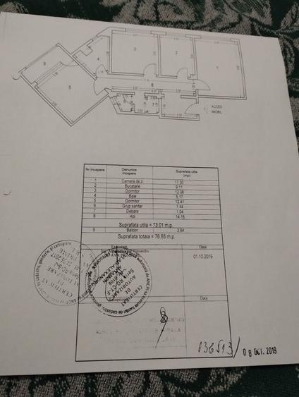 Apartament cu 3 camere parter zona Casa de cultura Constanta. - 1