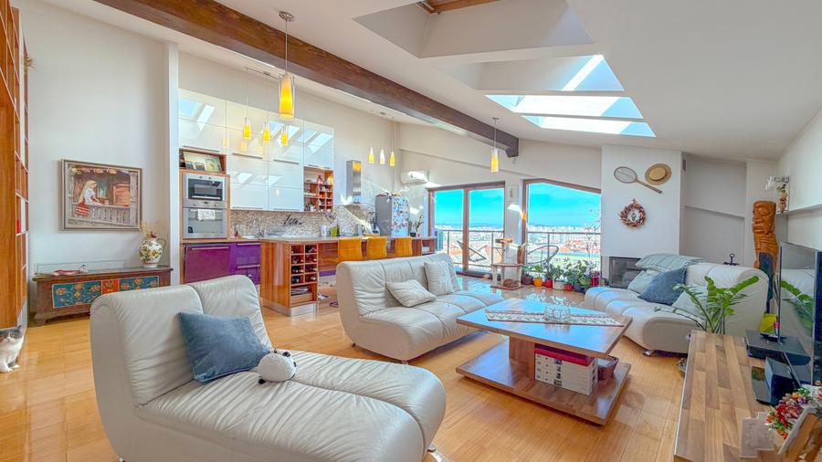 Penthouse panoramic pe Strada Morii–117,42 mp utili, 2 terase, parcare subterana - 1