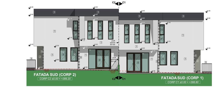 Duplex P+E, 5 cam, sup. utila 119 mp, teren 247 mp Floresti - 3