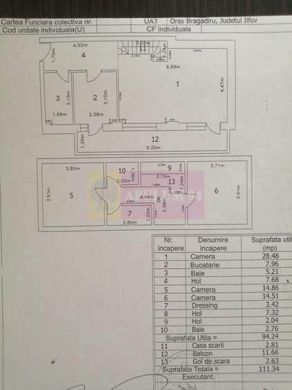 Duplex 3 camere cu scara interioara Bragadiru - Smardan-Libertatii. - 3