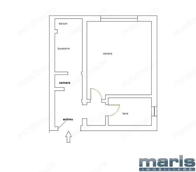 Tudor zona Diamant etaj 2 garsoniera mobilata si utilata. - 6