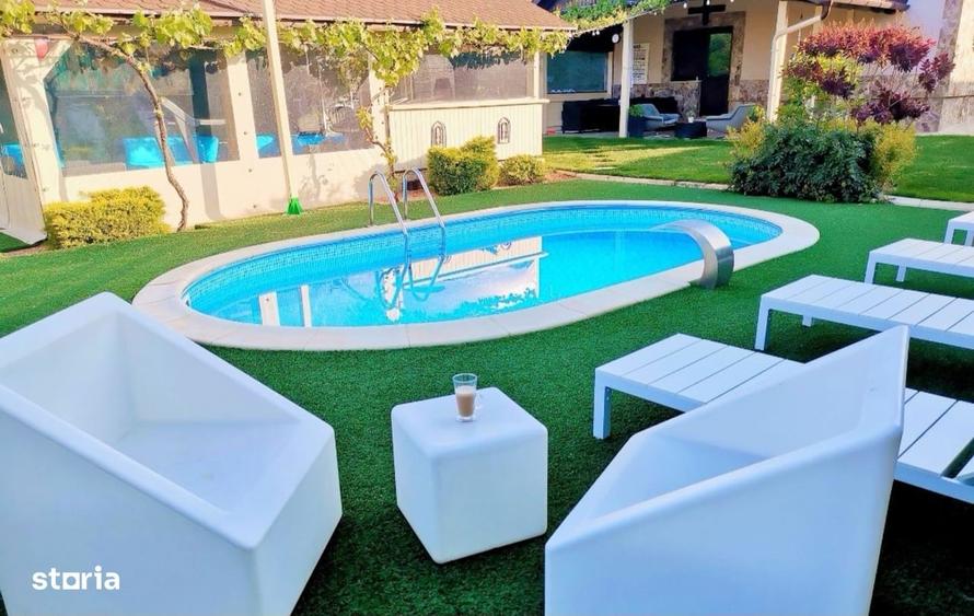 Casa familiara P+M, 795 mp teren, piscina-Oncea , panouri solare. - 2