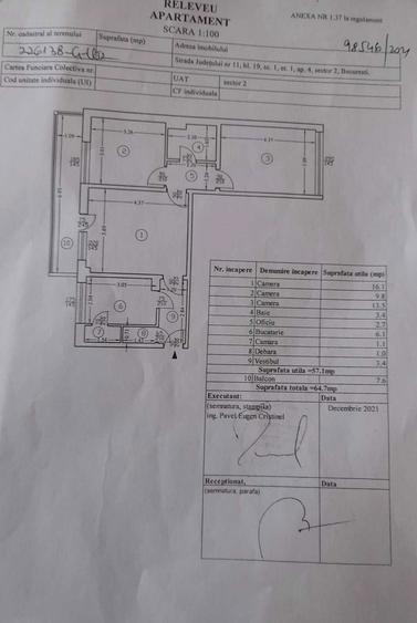 Vand apartament 3 camere, sector 2 - 1