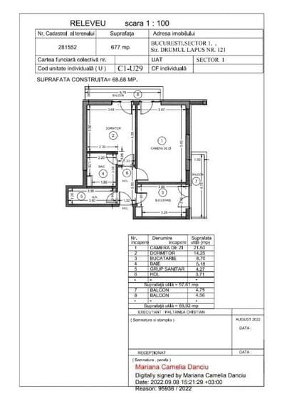 Apartament 3 camereI  loc de parcare I 5 minute Mall BANEASA - 22