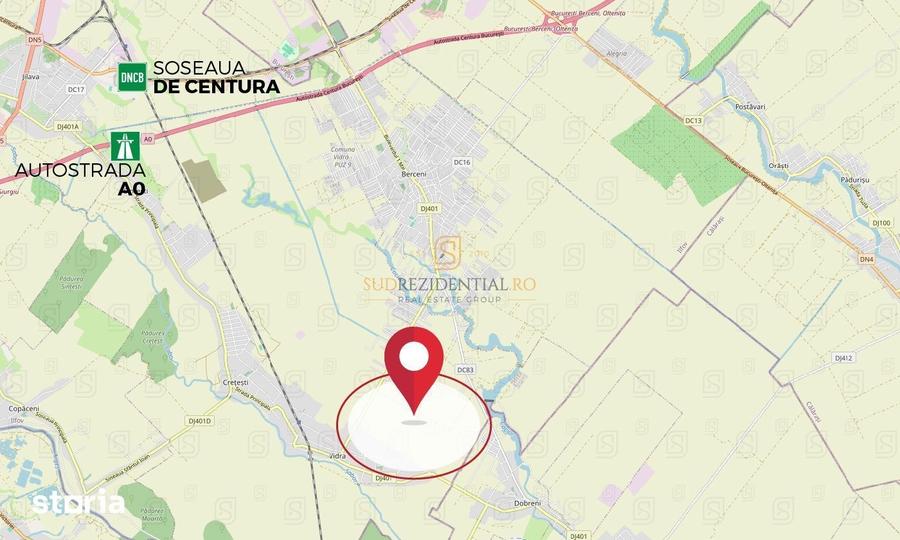 Teren de 500 mp, în Vidra