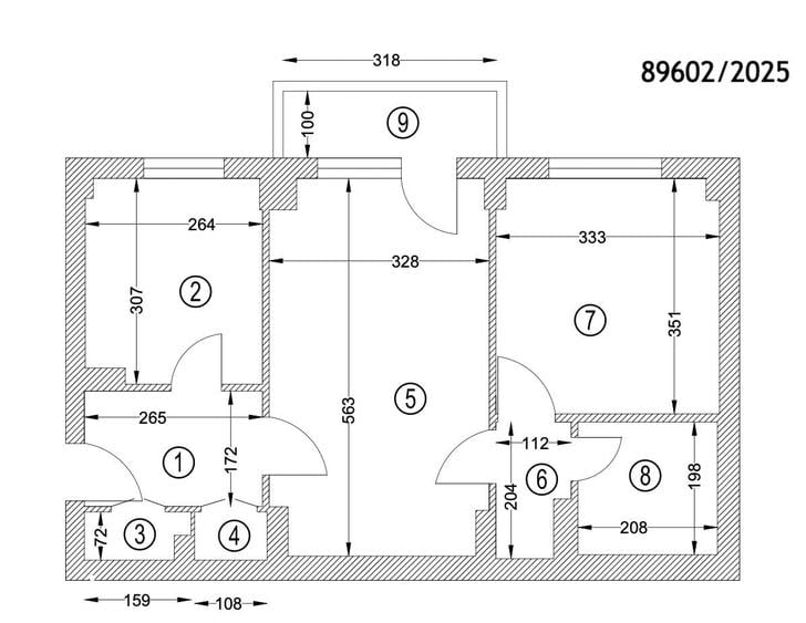 Apartament cu 2 camere în Obor
