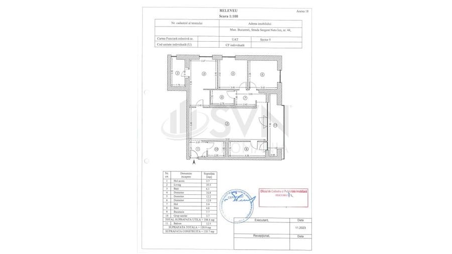 REA1024323 ONE Cotroceni l Apartament 4 camere l 136 mp - 3