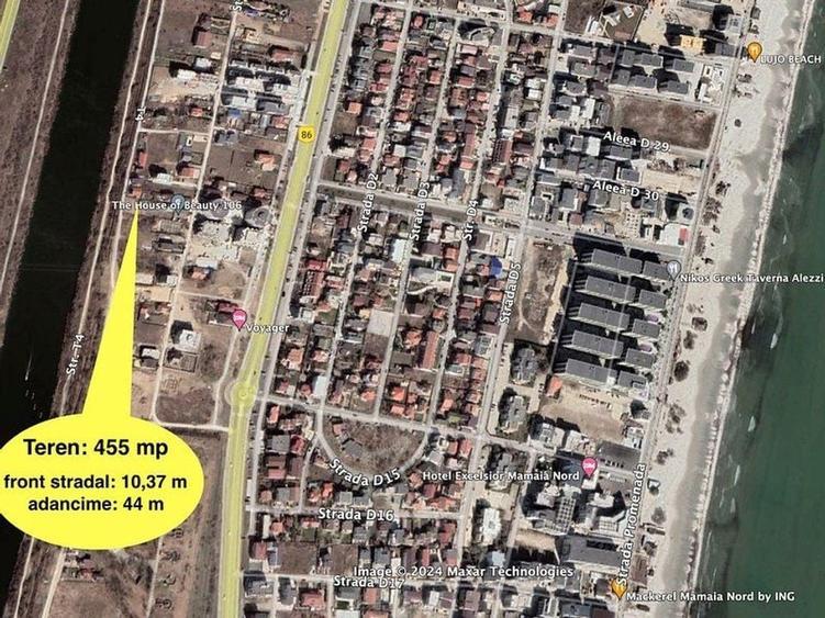 Investiție &icirc;n Viitorul Tău:Teren de Vis &icirc;n Mamaia Nord Năvodari Vedere către apa - 10