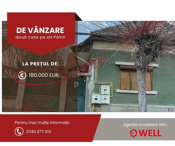 De vânzare două case, situate în Tg.Mureș, str.Pâinii! - 1