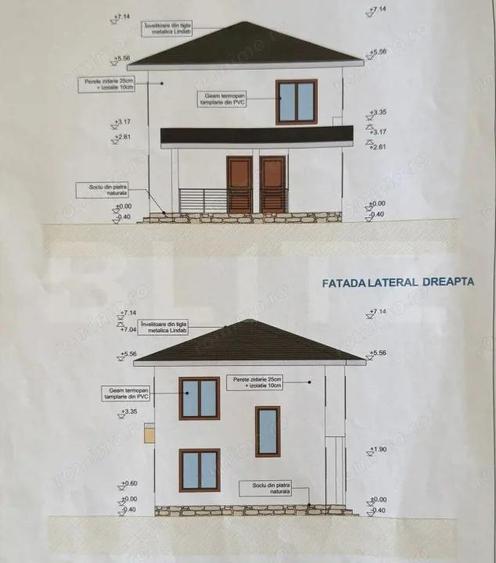 Casa etaj, 120 mp utili, 320 mp teren, zona Burdujeni - 1