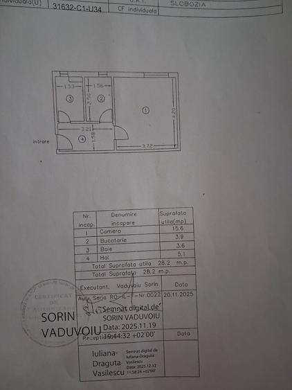 Vand Garsoniera confort 1 Slobozia la parter - 6