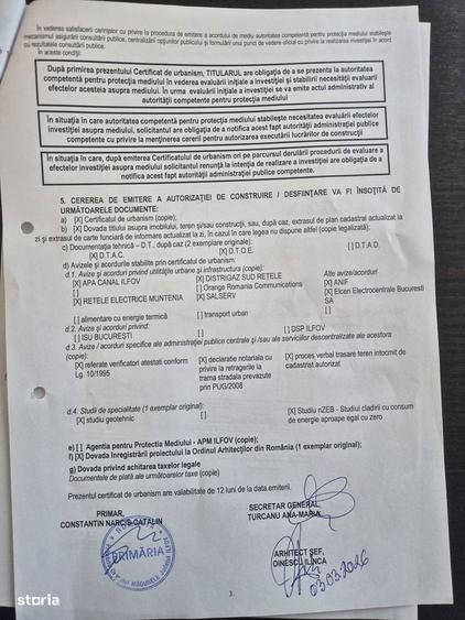 Teren 863 mp Cartierul Florilor Magurele cu CU pt. constructie casa. - 4