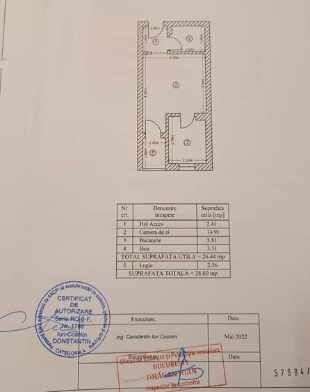 Garsoniera  29mp + loc de parcare, Str. Gura Siriului/Parcul Teilor - 7