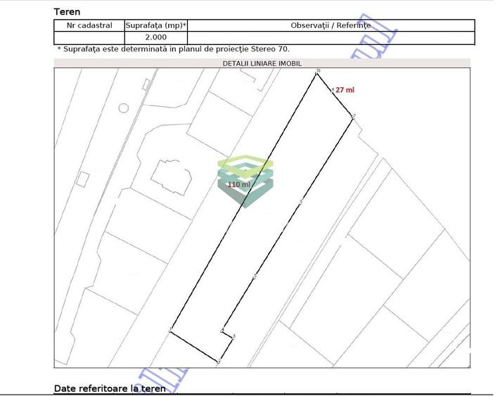 Teren || vis - a - vis de Padure - Balotesti || 2.000 mp - 5