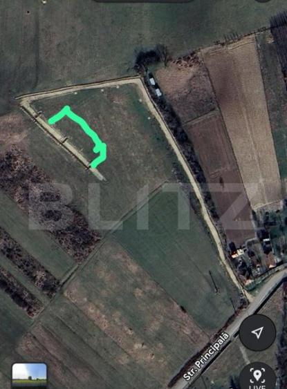 Teren intravilan, 525 mp, front 17mp, vedere spre lac, Sauai - 1