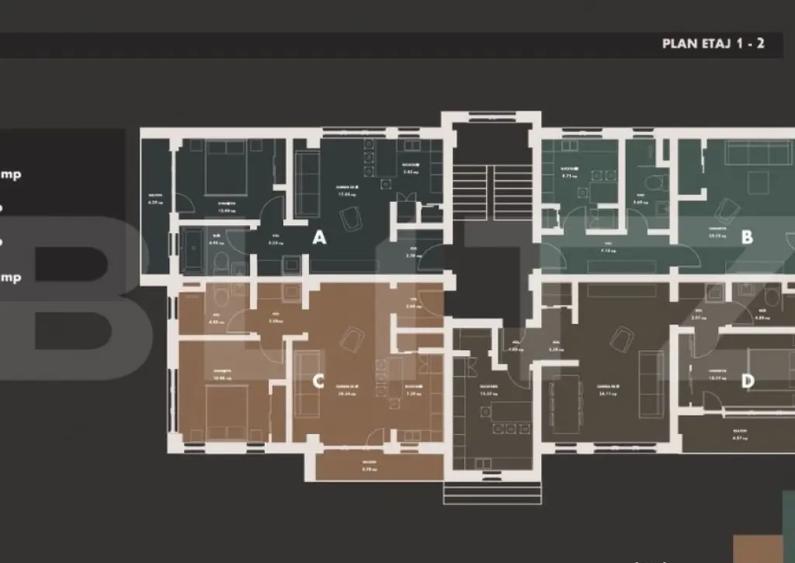 Rate la dezvoltator! Apartamente de 2 camere, 46 mp, cartier - 2